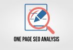 one page seo analysis