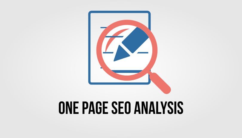 one page seo analysis